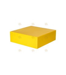 Dachsparbox gelb lackiertes Polystyrol