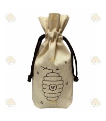 Tasche mit Bienenstock für Honigglas