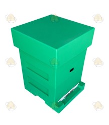 BeeFun grün lackierte Polystyrol-Aufbewahrungsbox