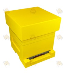 Spaarkast geel gelakt polystyreen (1bk, 1hk) BeeFun®