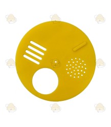 Fluglochscheibe Kunststoff 12,5 cm gelb 