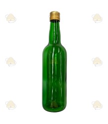Groene porto fles met metalen draaidop 750 ml