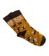 Bienensocken lang - Happy Bee / Bienenstock