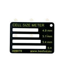 Cell size meter