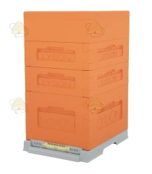 Dadant Blatt 10-raams bijenkast - oranje - MULTI-FRAME Dadant Blatt 10-raams bijenkast - oranje - MULTI-FRAME
