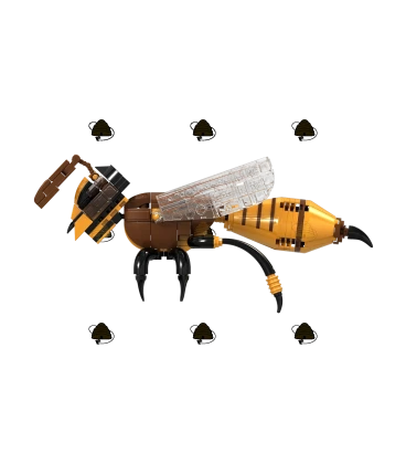 Honingbij - Bouwstenen set - 204 st.