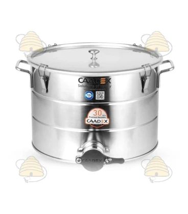 Aftapvat RVS 35 L / 50 KG - CAADEX