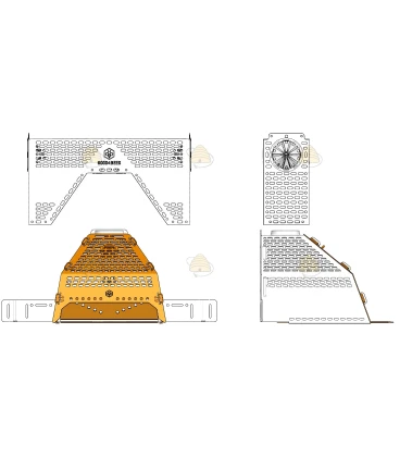 Aziatische hoornaar bijenkast beschermkooi inclusief val