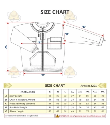 Imkerjacke khaki Deluxe runder Hut - BeeFun®