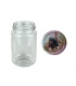 Ronde glazen potten - 375 ml / 450 gram, met deksel (TO 63 mm)