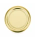 Gold 63 mm TO Deckel - 60 Stück
