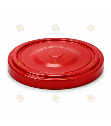 Rot 63 mm TO Deckel (Klickknopf / RSB) - 20 Stück