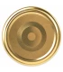 Gold 63 mm TO Deckel (Klickknopf / RSB) - 20 Stück 