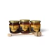 Mediterranes Honig-Probierset – Erdbeerbaum, Thymian & Geißblatt