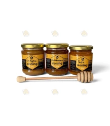 Blüte & Kräuter Honig-Probierset – Eukalyptus, Salbei & Kirschblüte