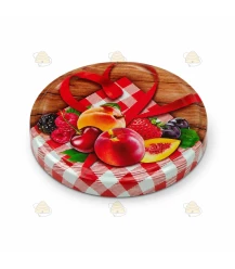 Frucht "Herzchen" 82 mm TO Deckel - 12 Stück