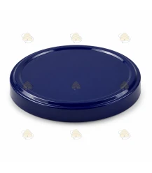 Blau glänzend 82 mm TO Deckel - 12 Stück