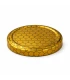 Wabenmotiv intensiv gold 82 mm TO Deckel - 12 Stück