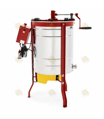 500 mm 3 Waben manuell und elektrische Honigschleuder - Deluxe