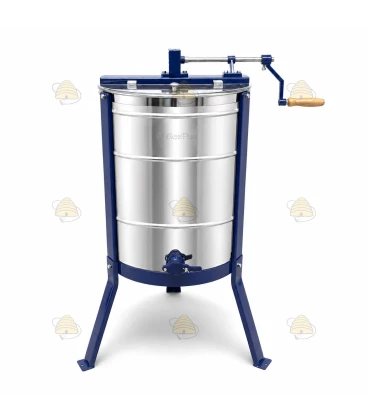 BeeFun® 520 mm 3 Waben Honigschleuder mit Kunststoffquetschhahn