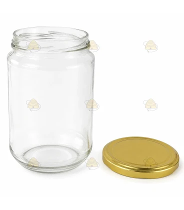 Rundglas 750 ml / 1 kg mit Deckel