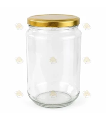 Rundglas 750 ml / 1 kg mit Deckel