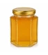 Sechseckglas 116 ml / 140 g mit Deckel