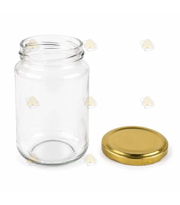 Rundglas 375 ml / 450 g mit Deckel (TO 63 mm)