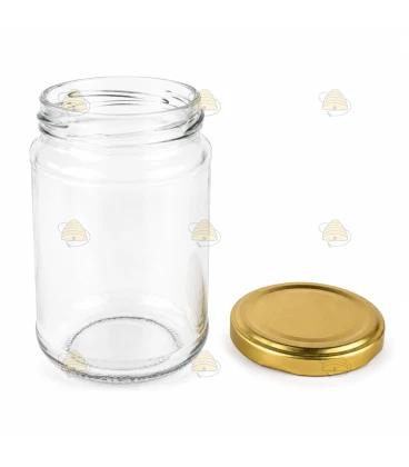 Rundglas 290 ml / 350 g mit Deckel (TO 63 mm)