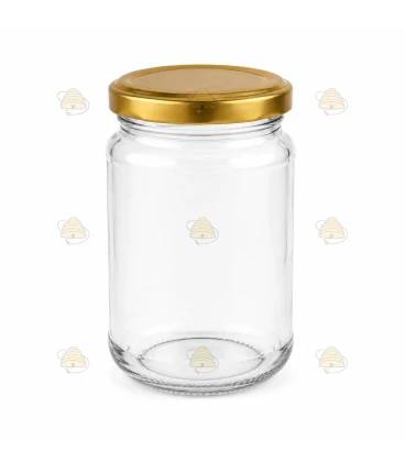 Rundglas 290 ml / 350 g mit Deckel (TO 63 mm)