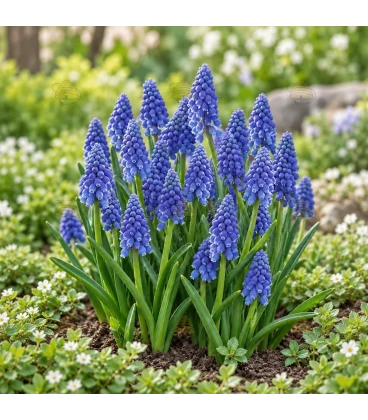 BIO Blauwe druifjes - 10 bloembollen