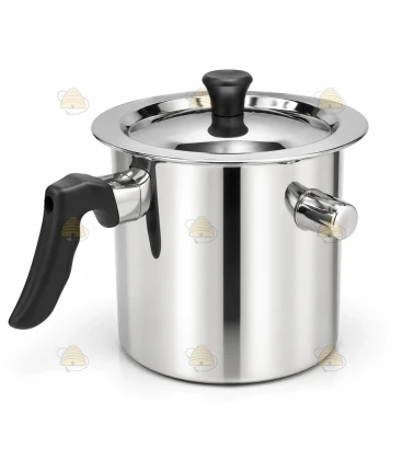 Wachsschmelztopf aus Edelstahl / Au bain Marie