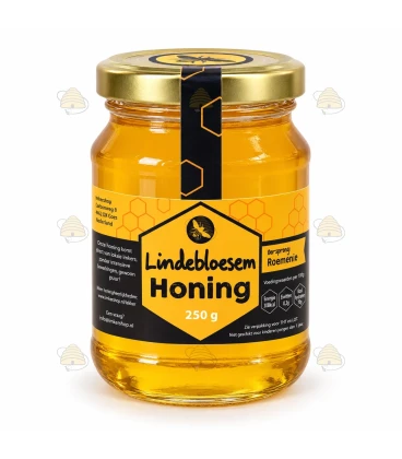 Lindebloesem honing vloeibaar 250 gram