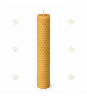 Gerollte Bienenwachskerzen