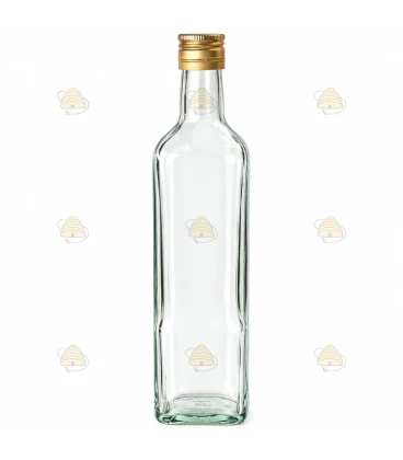Glazen fles Marasca 6 stuks - 500 ml, met deksel