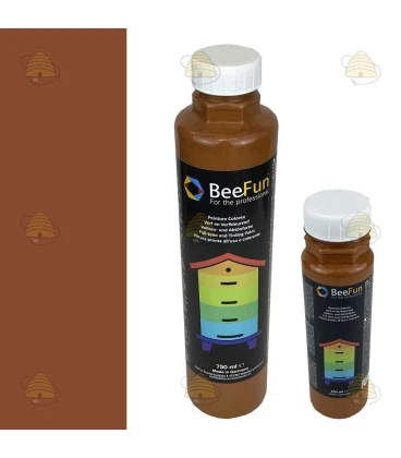 BeeFun® Farbe für Styroporbeuten - braun Topas