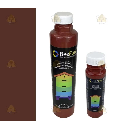 BeeFun® Farbe für Styroporbeuten - rotbraun