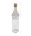 Glasflasche mit Metall-Drehverschluss - 10 Stück