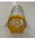 Glasgefäß mit Hornissenfalle gelb liegend - BeeFun®