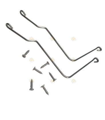 Beutenverbindungsklammern / Verschlusshaken Edelstahl (20 Stk.)